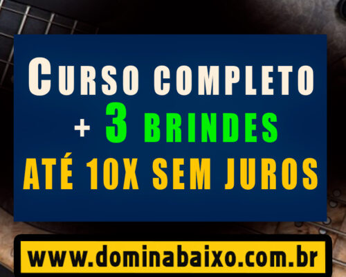 Todos Cursos R$400 à Vista ou 12x R$43 no Cartão de Crédito